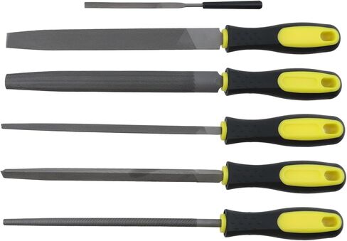 6inch Length Flat File, High Carbon Steel Hand File with Ergonomic Handle for Removing, Refining, Shaping and Scraping Projects in Saudi Arabia