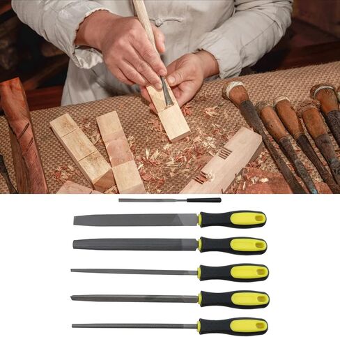 6inch Length Flat File, High Carbon Steel Hand File with Ergonomic Handle for Removing, Refining, Shaping and Scraping Projects in Saudi Arabia