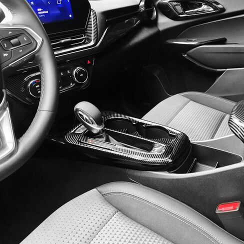 YOUTOOCAR Gear Shift Panel Cover Trim Compatible with Chevy Trax 2024-2025 Accessories (Carbon Fiber Pattern) in Saudi Arabia
