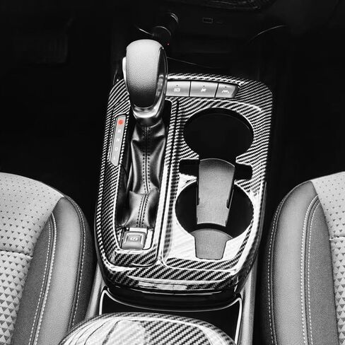 YOUTOOCAR Gear Shift Panel Cover Trim Compatible with Chevy Trax 2024-2025 Accessories (Carbon Fiber Pattern) in Saudi Arabia