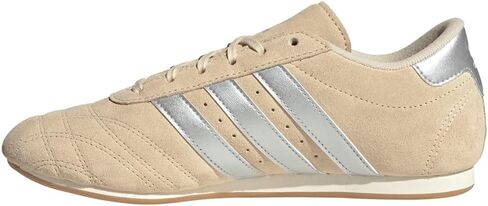 Adidas Womens Taekwondo Lace Up Sneakers Shoes Nasual - Beige - Size 6.5 M in Kuwait