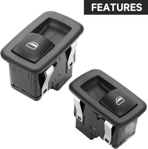 Rear Left Right Passenger Side Power Window Switch - Compatible for Dodge for Ram 1500 2009-2012 for Ram 2500 3500 2010-2012 - Replace Part 4602864AC, 4602864AB in Saudi Arabia