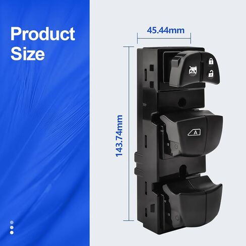 Driver Side Master Power Door Lock Window Switch Compatible with 2020-2023 Nissan Sentra 2.0 L Part Numbers 254016LA0A 25401-6LA0A in Saudi Arabia