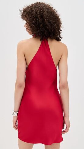 Norma Kamali Women's Halter Drape Mini Dress in Saudi Arabia