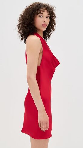 Norma Kamali Women's Halter Drape Mini Dress in Saudi Arabia