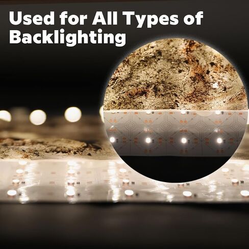 Dual White Flexible Cuttable LED Light Sheet 19""x9.5"" 60W 2.5A 24V Lights 2600K to 6500K Dimmable White LED Sheet, Adhesive Backing 1Piece (CCT 2700-6500K), FLS-24V-RGBCCTX288 in Saudi Arabia