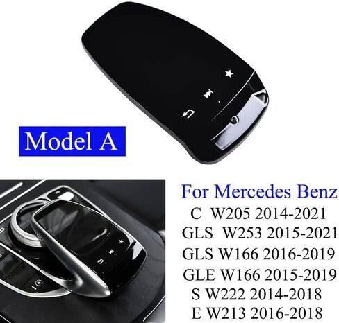 Console Mouse Touchpad Protect Cover, Center Touch Screen Controller Switch Panel Compatible with Mercedes Benz C S GLC GLS GLE E Class W205 W253 W166 W213 W222 (Model A) in Saudi Arabia