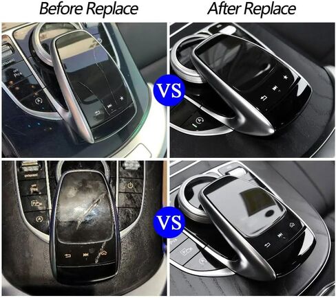 Console Mouse Touchpad Protect Cover, Center Touch Screen Controller Switch Panel Compatible with Mercedes Benz C S GLC GLS GLE E Class W205 W253 W166 W213 W222 (Model A) in Saudi Arabia