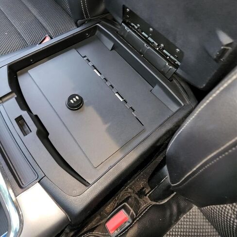 Cuafu Center Console آمنة متوافقة مع 2009-2018 Dodge RAM 1500 2500 3500 صندوق تخزين الصلب الثقيلة in Saudi Arabia