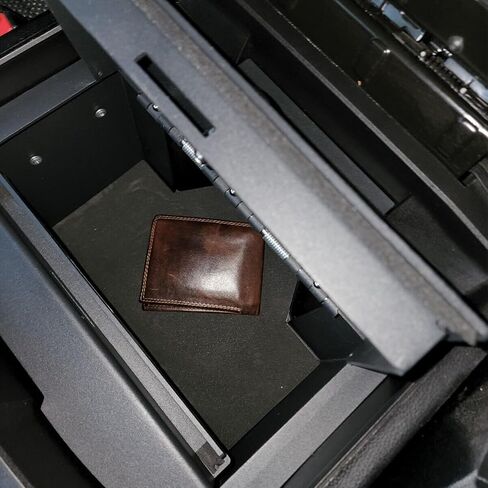 Cuafu Center Console آمنة متوافقة مع 2009-2018 Dodge RAM 1500 2500 3500 صندوق تخزين الصلب الثقيلة in Saudi Arabia