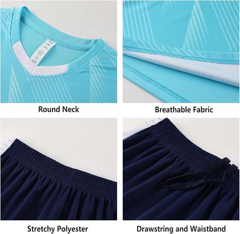 شباب قميص كرة القدم موحد ملابس رياضية هدية تخصيص جيرسي لكرة القدم للفتيان الفتيات in Kuwait