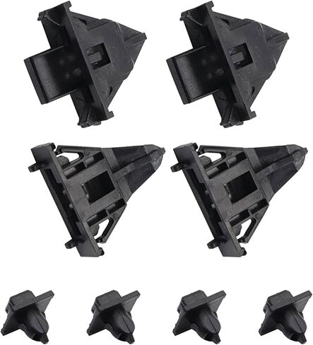 XQSMWF 8PCS مصببة مقطع لوحة العلوية اللوحة العلوية مجموعة متوافقة مع Toyota FJ Cruiser 2007 2008 2008 2010 2011 2012 2013 2014 استبدال 61118-35010 61991-35010 61992-35010 in Saudi Arabia