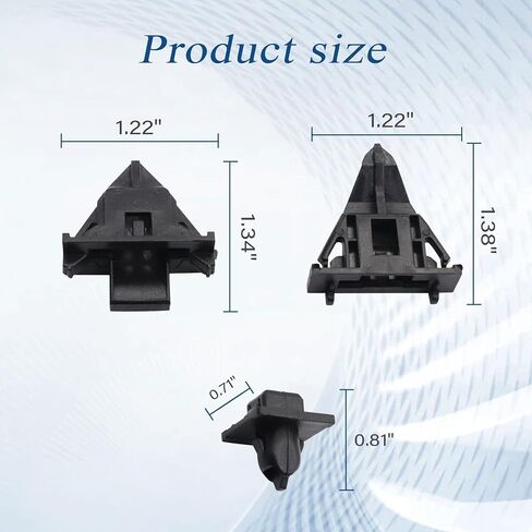 XQSMWF 8PCS مصببة مقطع لوحة العلوية اللوحة العلوية مجموعة متوافقة مع Toyota FJ Cruiser 2007 2008 2008 2010 2011 2012 2013 2014 استبدال 61118-35010 61991-35010 61992-35010 in Saudi Arabia