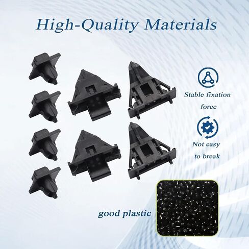 XQSMWF 8PCS مصببة مقطع لوحة العلوية اللوحة العلوية مجموعة متوافقة مع Toyota FJ Cruiser 2007 2008 2008 2010 2011 2012 2013 2014 استبدال 61118-35010 61991-35010 61992-35010 in Saudi Arabia