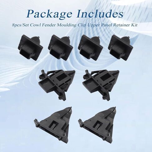XQSMWF 8PCS مصببة مقطع لوحة العلوية اللوحة العلوية مجموعة متوافقة مع Toyota FJ Cruiser 2007 2008 2008 2010 2011 2012 2013 2014 استبدال 61118-35010 61991-35010 61992-35010 in Saudi Arabia