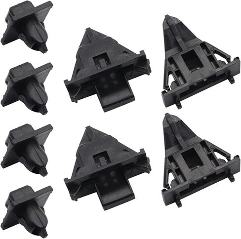 XQSMWF 8PCS مصببة مقطع لوحة العلوية اللوحة العلوية مجموعة متوافقة مع Toyota FJ Cruiser 2007 2008 2008 2010 2011 2012 2013 2014 استبدال 61118-35010 61991-35010 61992-35010 in Saudi Arabia