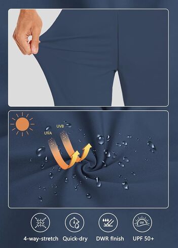 Women's Long Shorts 15" Below The Knee Capri Hiking Shorts Quick Dry Lightweight Outdoor Casual Crop Pants Cargo in Saudi Arabia