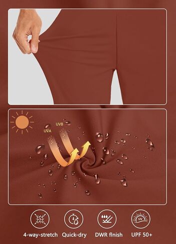 Women's Long Shorts 15" Below The Knee Capri Hiking Shorts Quick Dry Lightweight Outdoor Casual Crop Pants Cargo in Saudi Arabia