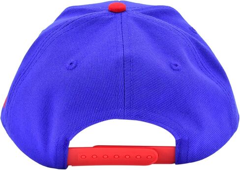 DC Comics Superman Snapback Hat, Embroidered Logo Adult Baseball Cap with Flat Brim, Navy, One Size in Saudi Arabia