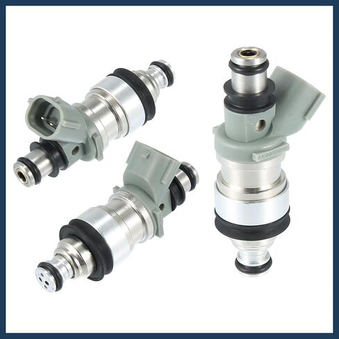 حاقن الوقود ، لتويوتا 4Runner Limited ، SR5 3.4L 1996-1998 لقاعدة Toyota Tacoma ، SR5 3.4L 1995-1998 No.23209-62030 Metal Silver Tone ، 6pcs in Saudi Arabia