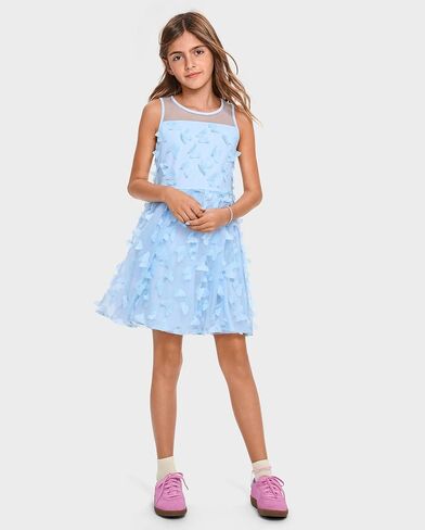 The Children's Place ، Girls ، Olcyfeless Dary Dresses ، Breeze Butterfly Mesh ، 6 in Kuwait