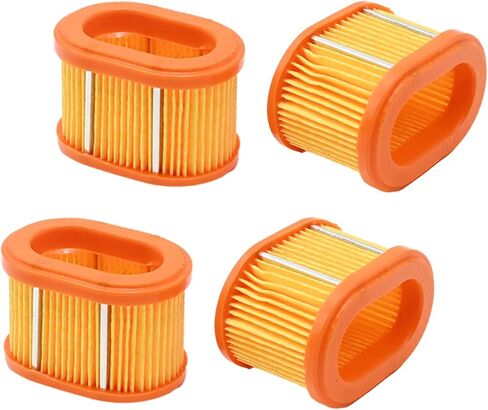 4 PCS 790166 Oval Air Filter Cartridge Replace B&S 5404 5404H 5404K 790166 100-834 30-123 Replacement for B&S 093302 093312 093332 For 3.5-4 gross HP 275-525 Series Engines in Saudi Arabia