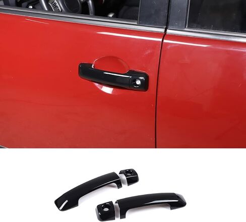 Fit for Toyota FJ Cruiser 2007-2021 Exterior Door Handle Cover, Exterior Door Handle Protector Trim Frame Cover, 1 Pair (Matte Black) in Saudi Arabia