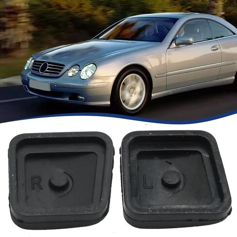 2157600570 2 Pcs Keyless Car Door Handle Button Rubber Cover, Replacement for Mercedes W220 S-Class Series Mercedes C215 CL Series Mercedes R230 SL Series, Replaces 2157600670, 2207601370 in Saudi Arabia