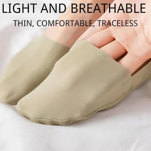 No Show Socks for Womens, liner socks, Made of Ice Silk Surface on the Surface, Cotton on the Bottom,Heel Silicone Non-slip (8 Pairs, 8 Colors) in Saudi Arabia