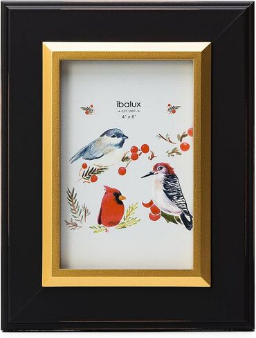 8x10 Picture Frame Photo Frame, Made of Solid MDF Wood with Real Glass, Display Pictures 5x7 with Mat or 8x10 without Mat, Vertical and Horizontal Formats for Wall Hanging or Tabletop Display in Saudi Arabia