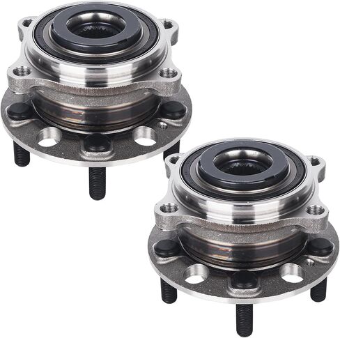 Autoround 513409 Wheel Bearing Hub Assembly Compatible with Kia Sorento 2016-2020, Hyundai Santa Fe/Santa Fe Sport/Santa Fe XL 2015-2019, 5-Lugs [Pack of 2] in Saudi Arabia