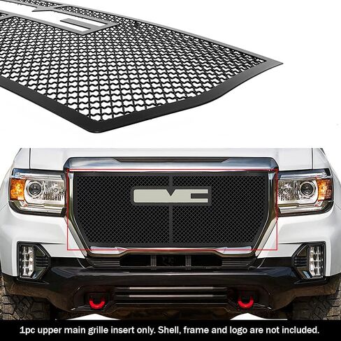 APS متوافق مع GMC Canyon 2021-2022 الارتفاع AT4 الرئيسية الرئيسية الفولاذ المقاوم للصدأ العلوي السود in Saudi Arabia