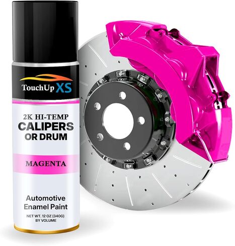 Touchupxs-High Temp Brake الفرجار/الطبول معطف المينا 2K Magenta-Aerosol in Saudi Arabia