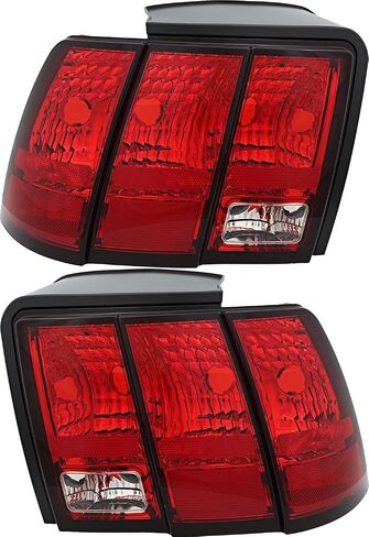 For Ford Mustang Tail Lights Lamps Set 1999 2000 2001 2002 2003 2004 Driver and Passenger Side in Saudi Arabia