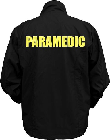 Smart People Clothing Paramedic Zipped up Windbreaker with Reflective Decorations Front and Back in Saudi Arabia