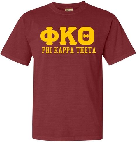 Phi Kappa Theta Greek Heavyweight T-Shirt in Saudi Arabia