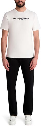 KARL LAGERFELD Men's Short Sleeve Crewneck Karl Logo T-Shirt in Saudi Arabia