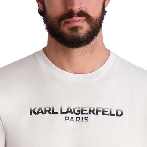 KARL LAGERFELD Men's Short Sleeve Crewneck Karl Logo T-Shirt in Saudi Arabia