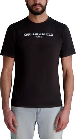 KARL LAGERFELD Men's Short Sleeve Crewneck Karl Logo T-Shirt in Saudi Arabia