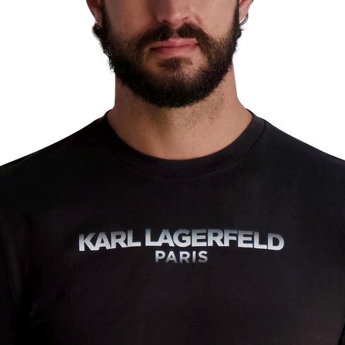 KARL LAGERFELD Men's Short Sleeve Crewneck Karl Logo T-Shirt in Saudi Arabia