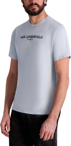 KARL LAGERFELD Men's Short Sleeve Crewneck Karl Logo T-Shirt in Saudi Arabia