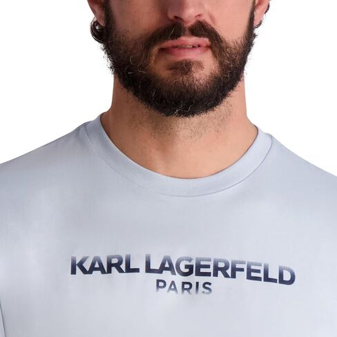 KARL LAGERFELD Men's Short Sleeve Crewneck Karl Logo T-Shirt in Saudi Arabia