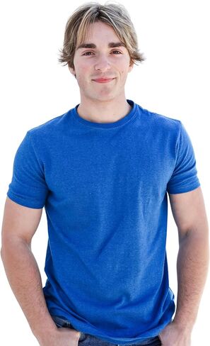 Hemp & Tortoise™ Men's Hemp T-Shirt – Soft, Durable & Eco-Friendly – 55% Hemp, 45% Organic Cotton – Breathable & Long-Lasting in Saudi Arabia