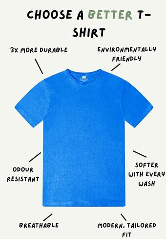 Hemp & Tortoise™ Men's Hemp T-Shirt – Soft, Durable & Eco-Friendly – 55% Hemp, 45% Organic Cotton – Breathable & Long-Lasting in Saudi Arabia