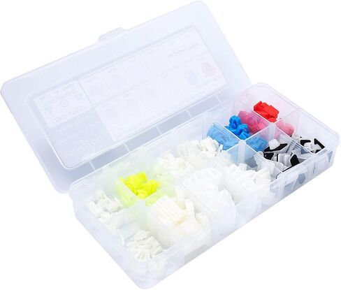 OAUTOO 115pcs fits Honda Acura Body Side Molding Clips Assortment Front and Side Door Exterior Trim Moulding Clip Kit in Saudi Arabia