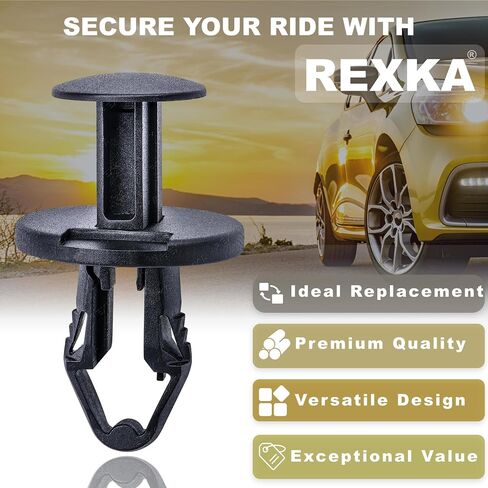 REXKA 25PCS 8MM HOLE MODEL 3 MODEL Y FRONT LOWER SHIELD SHIELD LUNDER UNDERSTION PUSH-TYPE TYPE CLIPS 1128034-00-B for Tesla Model 3 Model Y 112803400B in Saudi Arabia