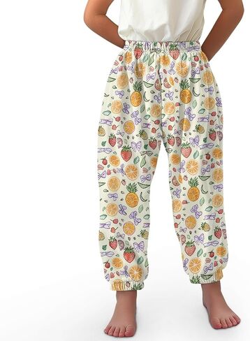 Kids Harem Pants Boys Girls Athletic Bloomers Sweatpants Animals Print Loose Leggings for Home Yoga Play in Kuwait