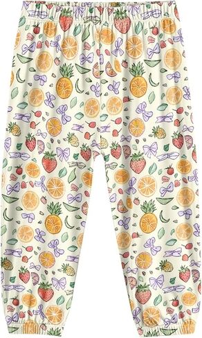 Kids Harem Pants Boys Girls Athletic Bloomers Sweatpants Animals Print Loose Leggings for Home Yoga Play in Kuwait