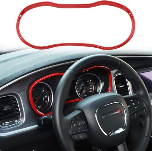 Voodonala for Durango Center Center Dash Board Console Console Trim for 2011-2024+ Dodge Durango Indior Accessories ، 1pc Red ABS in Kuwait