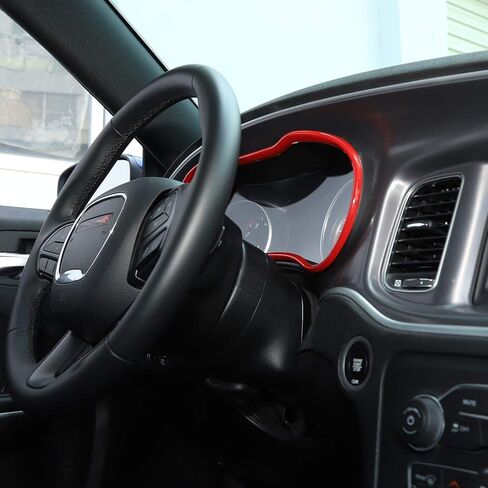 Voodonala for Durango Center Center Dash Board Console Console Trim for 2011-2024+ Dodge Durango Indior Accessories ، 1pc Red ABS in Kuwait